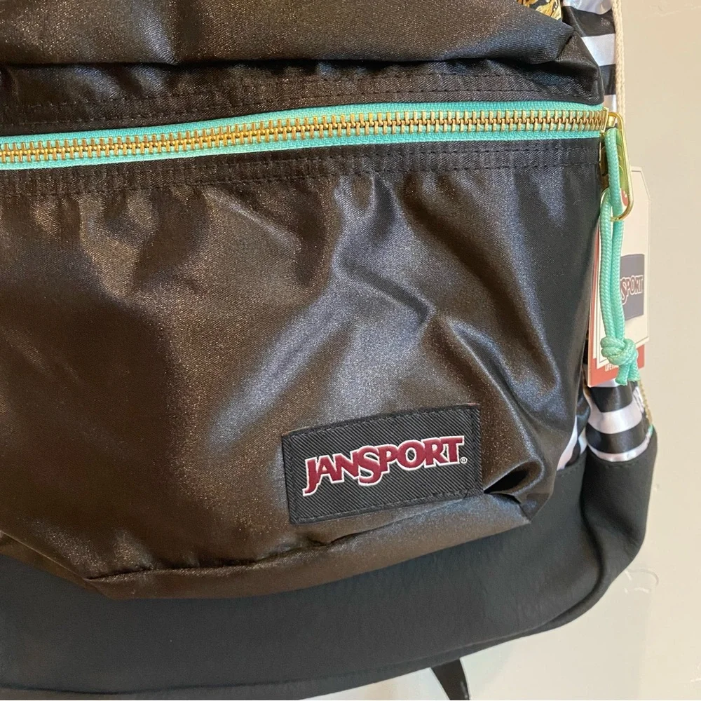 JANSPORT Super FX Livin Lavish Leopard Cheetah Print Superbreak Backpack